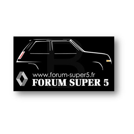 Autocollant Forum Super 5